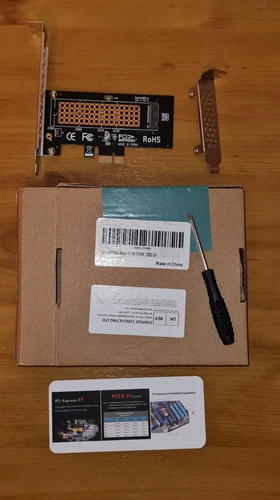 GLOTRENDS PA09-X1 PCIe x1 NVMe M.2 Adapter Card – M Key SSD Support