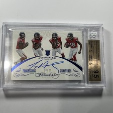 Justin Hardy - 2015 Panini Flawless Progressions Signatures /20 RC BGS9.5 Auto10