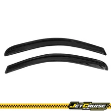 Fits 14-19 GMC Sierra Chevy Silverado Standard Cab Window Visors Acrylic 2Pc Set