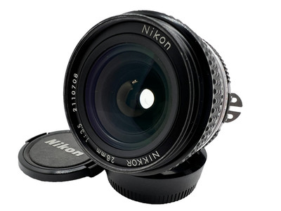 [Almost MINT] Nikon Ai-s Nikkor 28mm f/3.5 MF Wide Angle Lens F Mount From JAPAN
