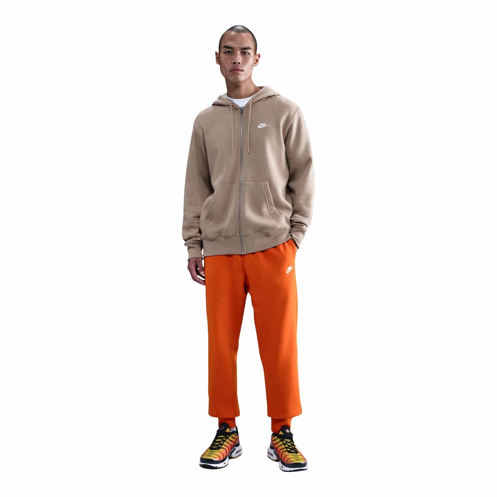 MENS NIKE CLUB JOGGERS_CAMPFIRE ORANGECAMPFIRE ORANGEWHITE FN3787-893-SIZE L 12890₽