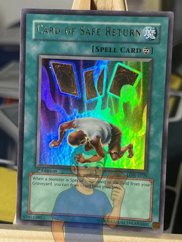Card of Safe Return LON-E029 Ultra Rare 1st Edition Near Mint Yugioh