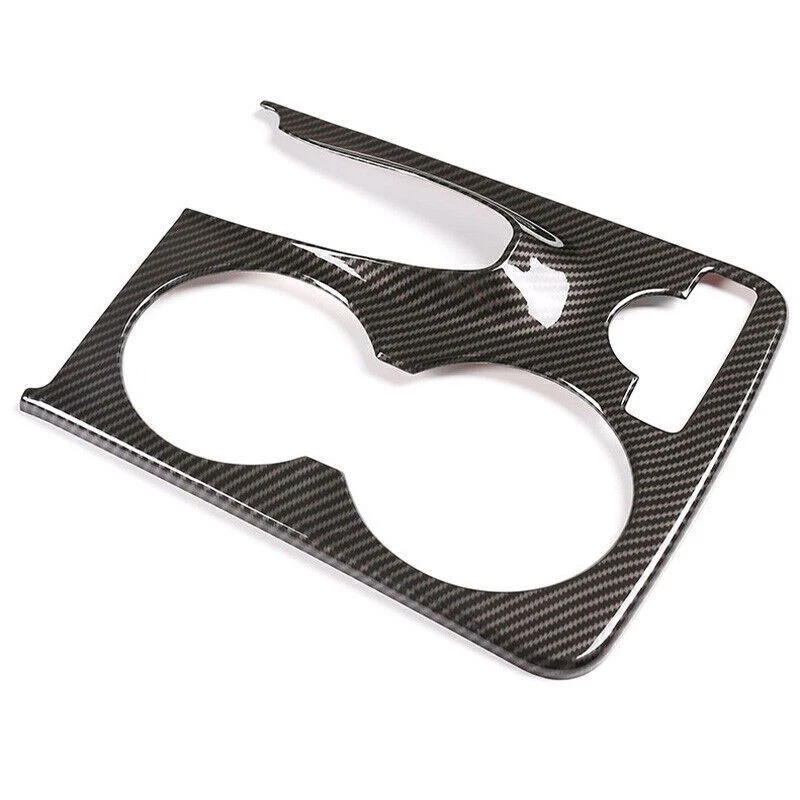 Cubierta de consola ABS para Mercedes-Benz GLK 08-15 Shift Water Cup fibra de carbono Foto 3 de 4