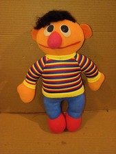 Vintage Sesame Street Ernie 11" Plush.