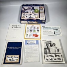Family Tree Maker Deluxe 8 CD Set Version 6 Windows 95/98 Br derbund Vintage