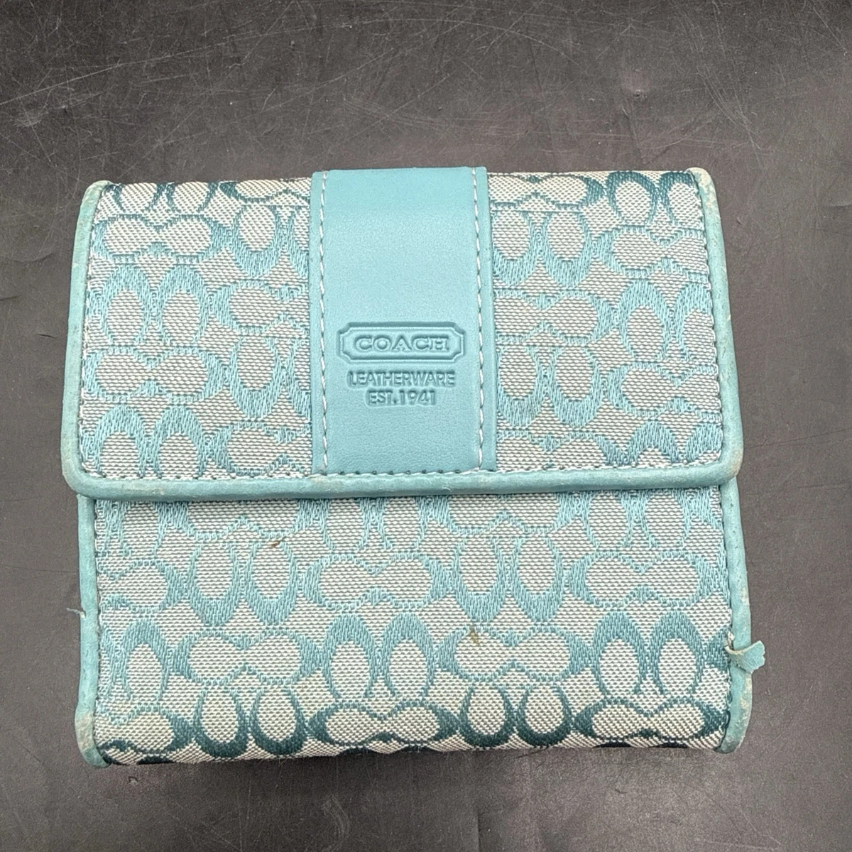 Coach Blue Wallets for Women with Vintage for sale | eBay