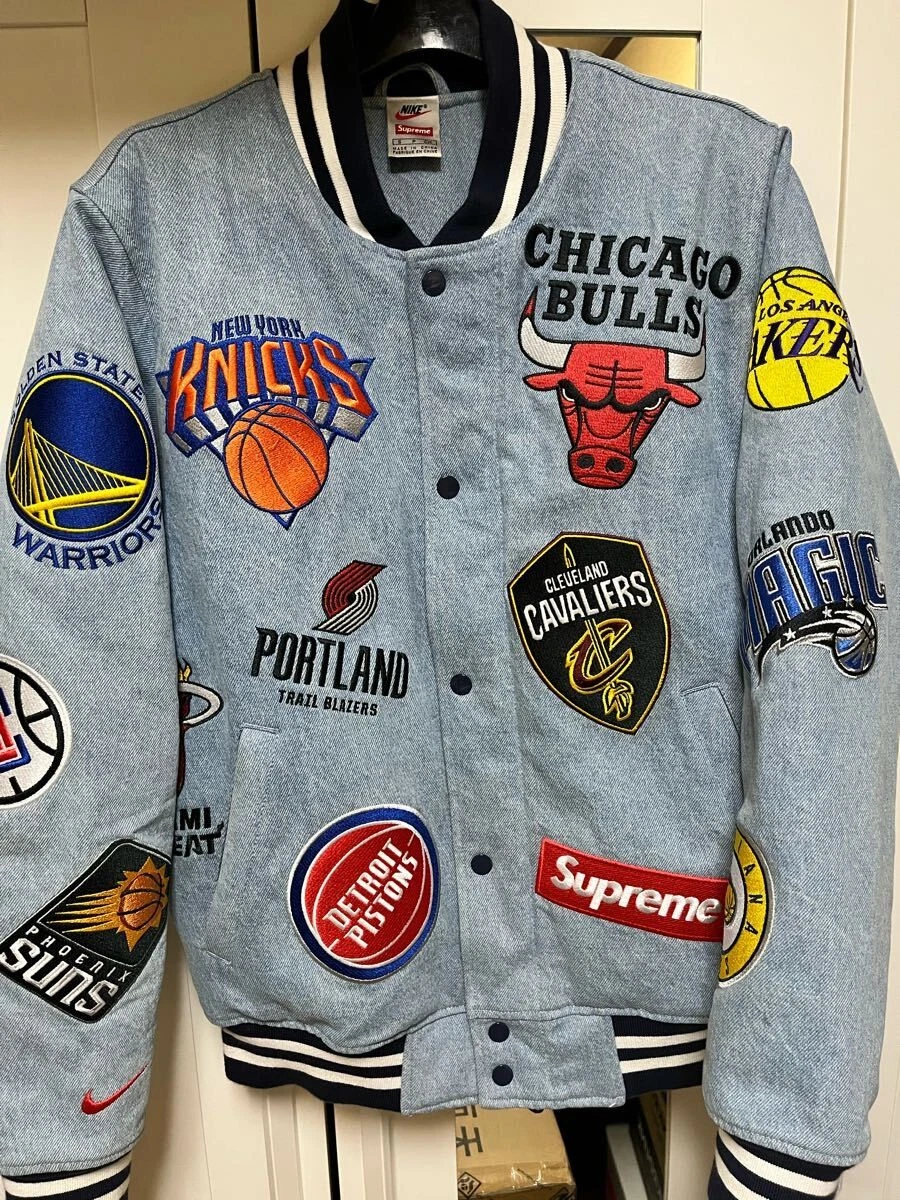 veste d'échauffement suprême NIKE NBA équipes