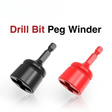 Guitar Drill Bit Peg Winder Electric Winder for Acoustic String Repair Tool