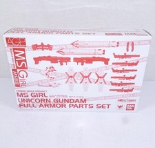 BANDAI Armor Girls Project MS Girl Unicorn Gundam Full Armor Parts Set
