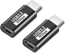 USB C Extender, 2 Pack USB C to C Extension Type C Male to Female Adapter