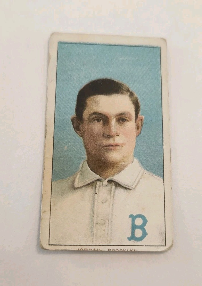 1909-11 T206 Baseball TIM JORDAN Portrait Brooklyn Dodgers