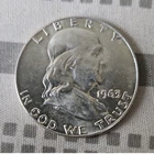 1963 Franklin Half Dollar 50C Coin Liberty In God We Trust E Pluribus Unum