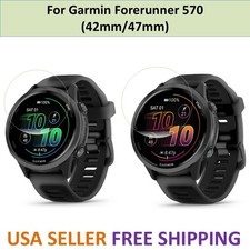 2pcs Screen Protector TPU Clear Film Cover for Garmin Forerunner 570 Smartwatch