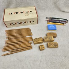 Artist Eraser Lot Charvogum Vitagum Dry Cleaner Multilith El Producto Case Empty