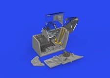 Eduard Brassin 648875 1:48 Messerschmitt Bf-109F cockpit w/ early seat 3D-printe