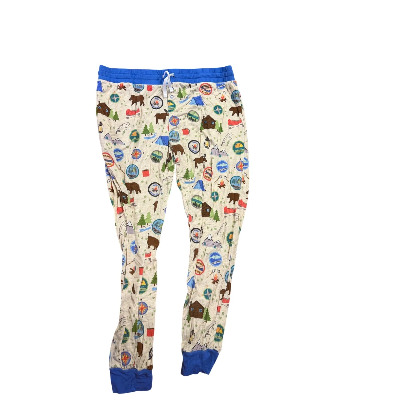 Little Sleepies Womens Pajama Pants Large Camping Print Bamboo Cozy Sleepwear
Opens in a new window