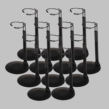 12 pcs Doll Stand - Action Figure Stands with Expandable Waist Wire for 8"-14...