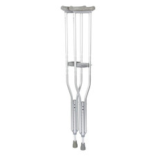 Aluminum Crutches Adult Tall 5' 10 - 6' 6 Pair Of Lightweight