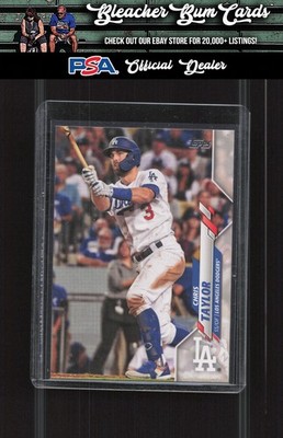2020 Topps 416 Chris Taylor Advanced Stat #/300