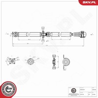 Esen SKV Antriebswelle 76SKV050 FüR Opel Antara L07 Cdti 4X4 LPG Chevrolet C100