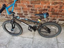 Mongoose Boys BMX Bike 20" Wheels Black & Blue Junior Bicycle Good Condition
