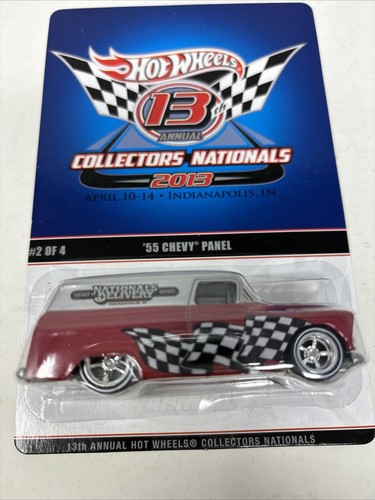 Hot Wheels '55 Chevy Panel 2013 13th Annual Collectors Nationals 2 Of 4 193/2000 - Picture 2 of 11
