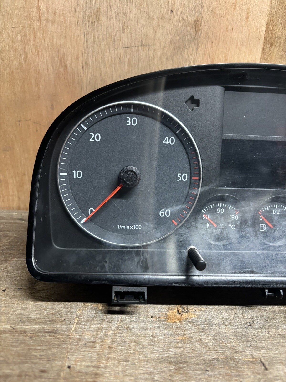 VW TOURAN/ CADDY INSTRUMENT PANEL CLOCKS SPEEDO CLUSTER TEMP GAUGE