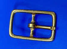 Retro Center Bar Single Prong Replacement 2" Wide Belt Buckle for 1" belt