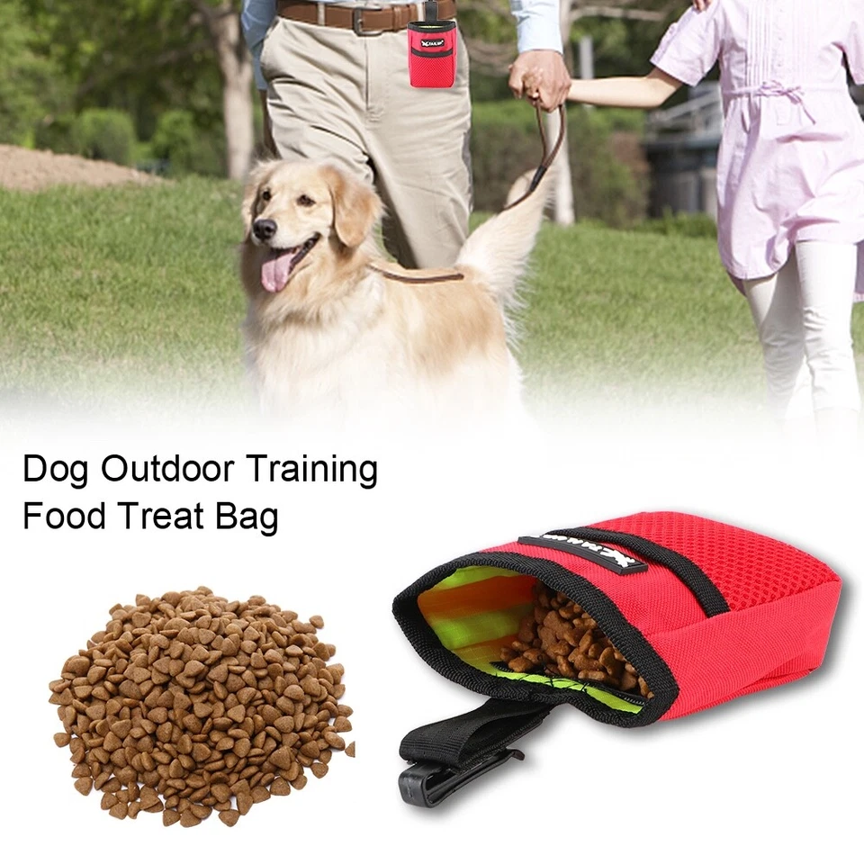 Bolsa de golosinas de entrenamiento para perros: bolsa de bocadillos portátil para entrenamiento de obediencia y agilidad Foto 2 de 4