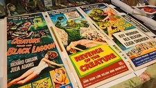 Set Of 3"Creature From The Black Lagoon"  Insert Reproduction Posters