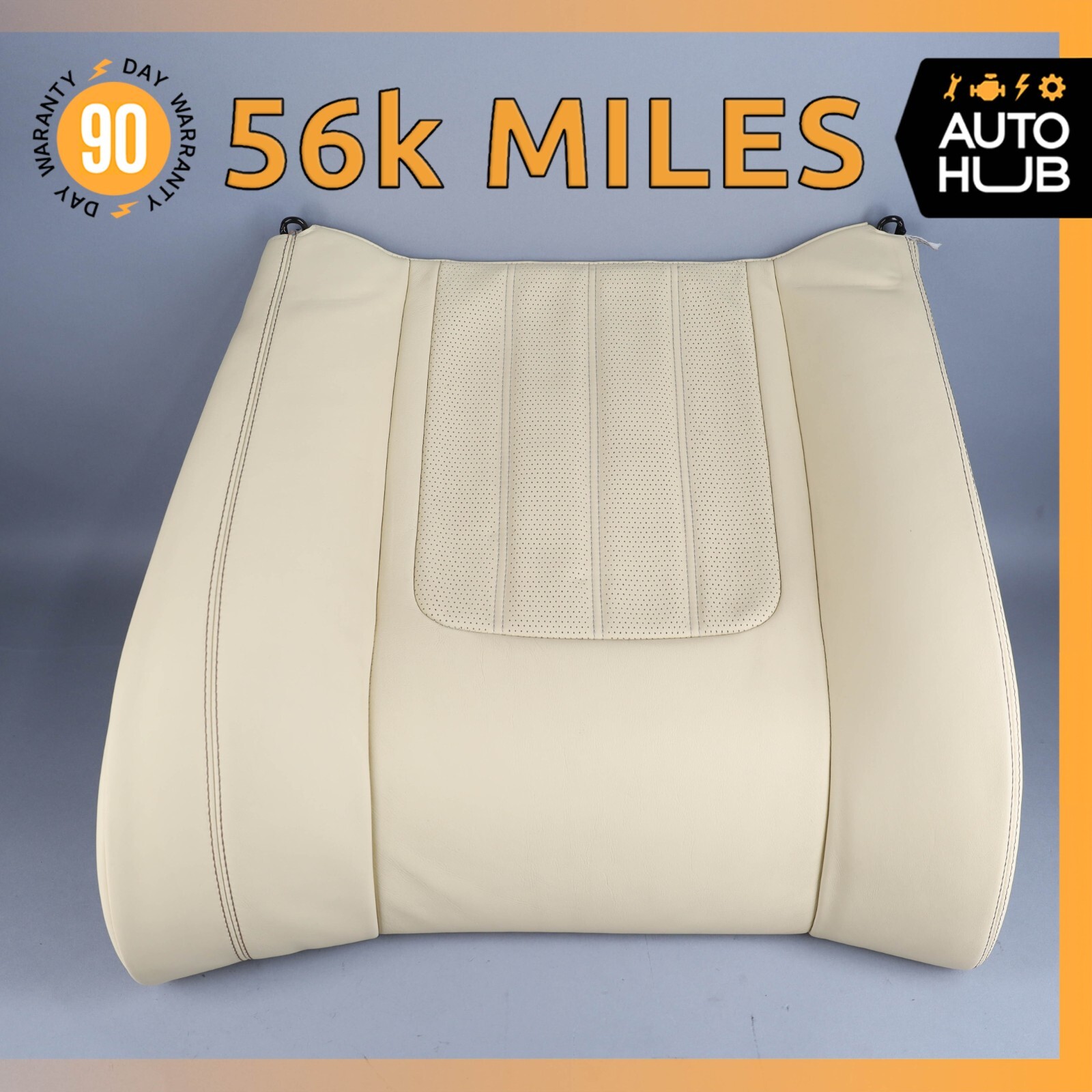 12-15 Bentley Continental GT Rear Right Side Bottom Lower Seat Cushion Beige OEM