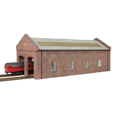 Bachmann Scenecraft 44-0183 elektrisches Zugdepotgebäude (weiß) NEU