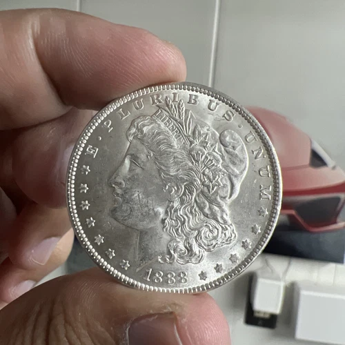 1888 Morgan Silver Dollar BU Mint State Uncirculated 90% $1 Coin Triple 8s