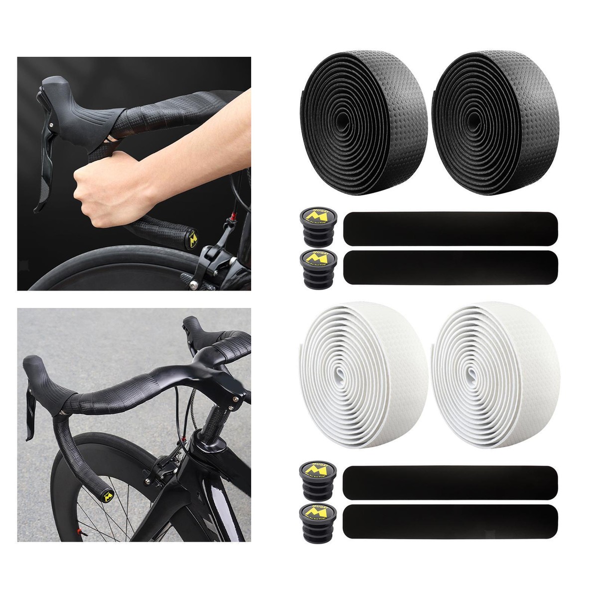 Handlebar Tape Bike Handlebar Plug Bike Handlebar Tapes Vibration