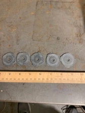 5 Vintage Record Adapter Webster-Chicago Corporation Metal 45 RPM Record Inserts