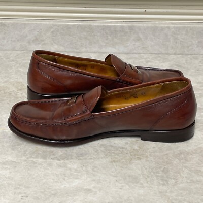 Cole Haan Men’s Dress Loafers Size 9.5 M Brown Leather Business Formal City Cole Haan City Penny Loafers | eBay main image 4