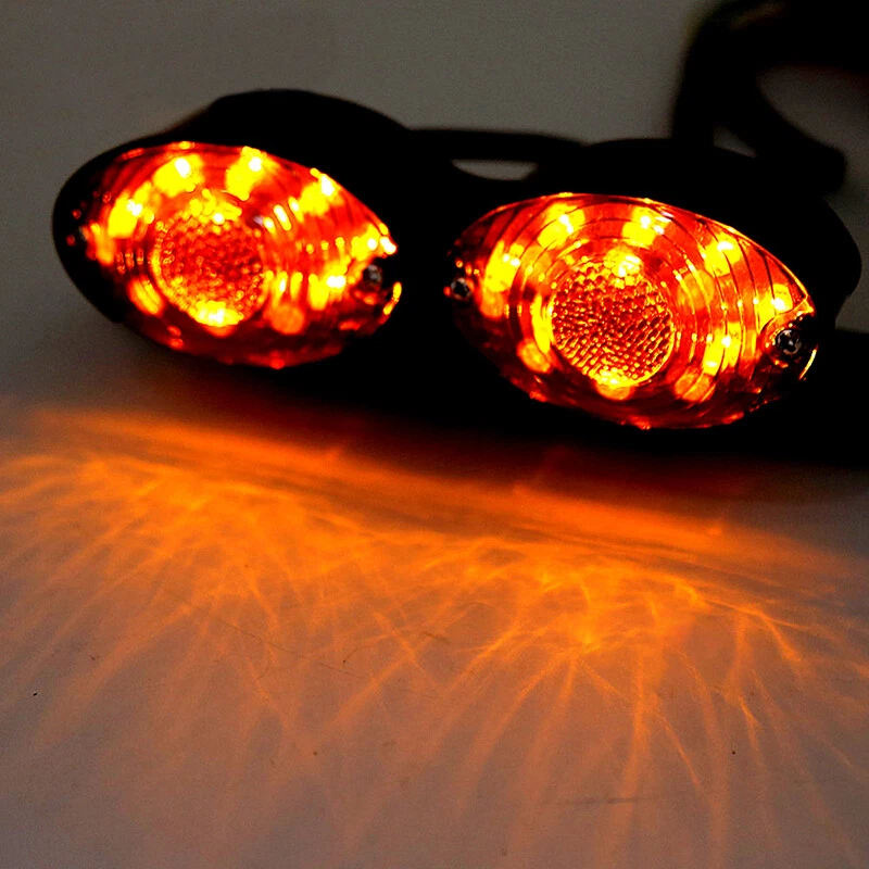 Lanterna traseira de freio de LED placa de matrícula luz traseira integrada para Honda - Imagem 3 de 4