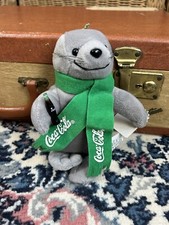 Plush 1998 Coca Cola Seal 9 Inch With Hang Tag