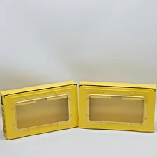 Humane Mouse Trap Catch & Release Reusable Yellow Metal Rodent Traps, Lot of 2