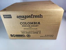 AmazonFresh 80 Ct. Organic K-Cups Columbia Medium Roast Keurig (SEE PICS)