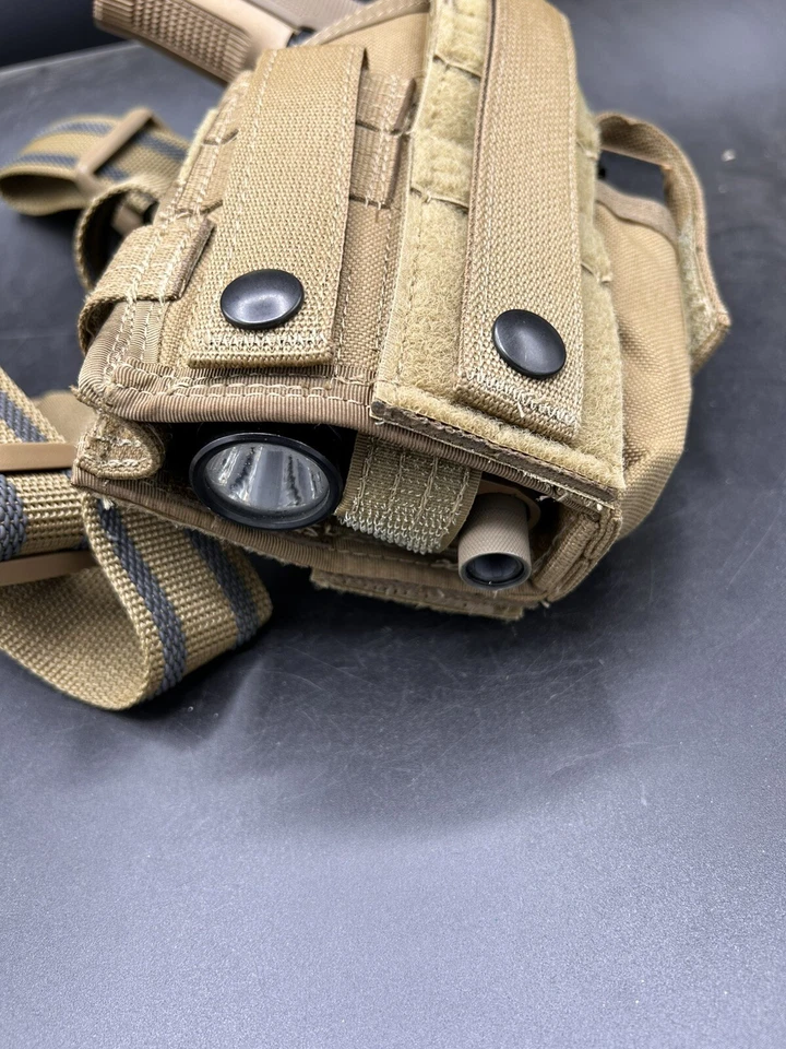 Blackhawk Omega tactical Thigh Holster for Beretta M9A3 W/ Light TLR X300 - Image 3 of 4