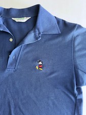 Vintage Mickey Mouse Grand Slam Munsingwear Polo Shirt Mens M Blue - Made in USA