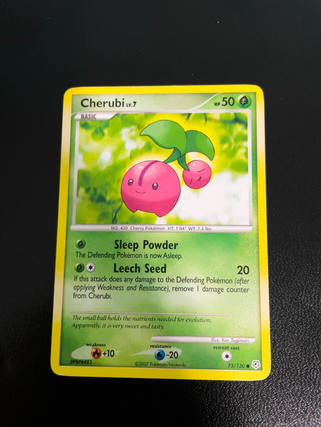 Cherubi 75/130 (Diamond & Pearl) - Common - 2007 - Pokemon Card