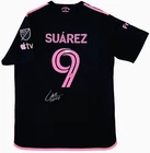2024 Luis Suarez Signed Inter Miami Adidas Black Jersey Soccer Beckett Witnesss