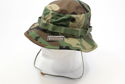 M81 WOODLAND CAMO JUNGLE HAT RIPSTOP MADE IN USA | eBay