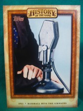 2010 Topps History  of the  Game #HOTG8-Baseball Hits the Airwaves