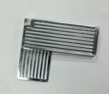 Frontgate Contemporary Chrome Shower Butler L shaped shelf ledge basket 