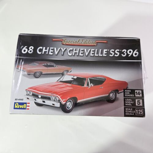 Kit modèle de voiture Revell 1968 Chevy Chevelle SS 396 1/25 #854445 SCELLÉ - Photo 1 sur 5