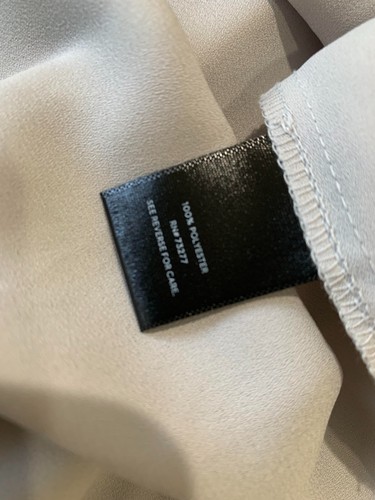 Simply Vera VeraWang Woman's Blouse Grey Plus NWT V Neck Long Sleeve 2X - Picture 9 of 10