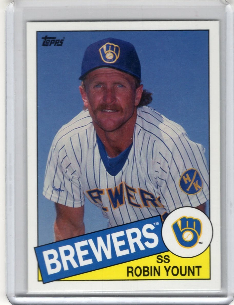 Robin Yount baseball card (Milwaukee Brewers, Hall of Fame) 2016